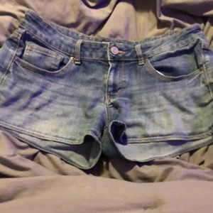 Light Wash Denim Shorts